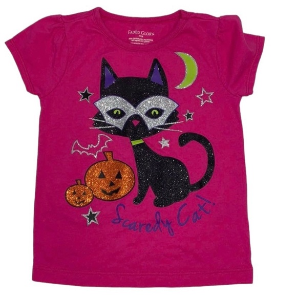 Black Cat & Skirt Halloween Outfit Size 24 Months - Picture 3 of 4